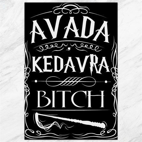 Avada Kedavra Bitch Harry Potter Canvas 20  x 30  from ArtsNow.com 19.62 x28.9  Canvas - 1