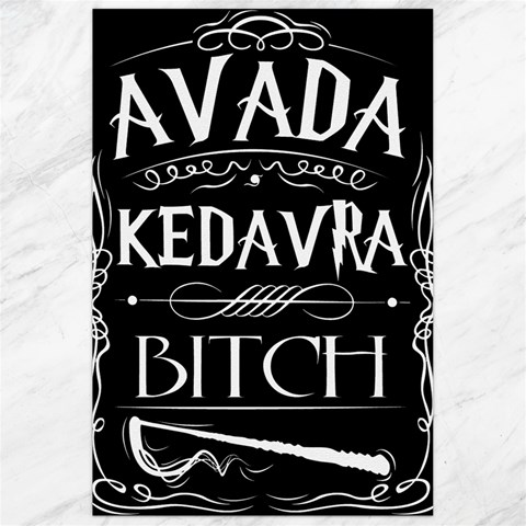 Avada Kedavra Bitch Harry Potter Canvas 24  x 36  from ArtsNow.com 23.35 x34.74  Canvas - 1