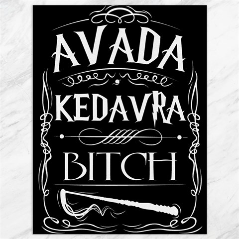 Avada Kedavra Bitch Harry Potter Canvas 36  x 48  from ArtsNow.com 35.26 x46.15  Canvas - 1
