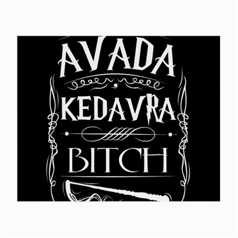 Avada Kedavra Bitch Harry Potter Small Glasses Cloth (2 Sides) from ArtsNow.com Front