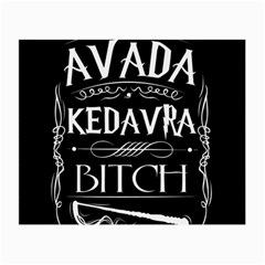 Avada Kedavra Bitch Harry Potter Small Glasses Cloth (2 Sides) from ArtsNow.com Front