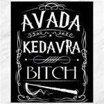 Avada Kedavra Bitch Harry Potter Canvas 11  x 14 