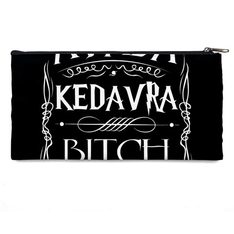 Avada Kedavra Bitch Harry Potter Pencil Case from ArtsNow.com Back
