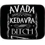 Avada Kedavra Bitch Harry Potter Double Sided Fleece Blanket (Mini)