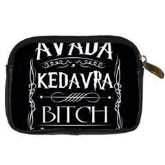 Avada Kedavra Bitch Harry Potter Digital Camera Leather Case from ArtsNow.com Back