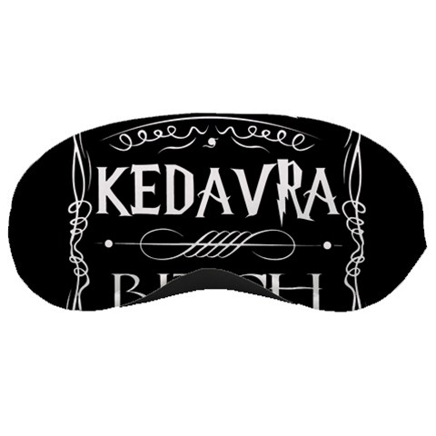 Avada Kedavra Bitch Harry Potter Sleeping Mask from ArtsNow.com Front