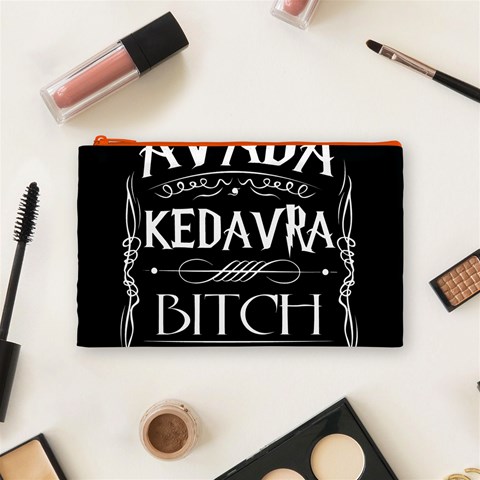 Avada Kedavra Bitch Harry Potter Cosmetic Bag (Medium) from ArtsNow.com Front