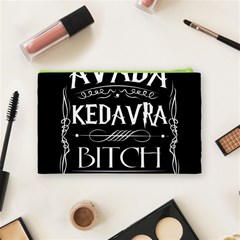 Avada Kedavra Bitch Harry Potter Cosmetic Bag (Medium) from ArtsNow.com Back