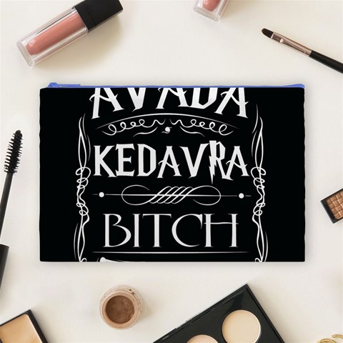 Avada Kedavra Bitch Harry Potter Cosmetic Bag (Large) from ArtsNow.com Front