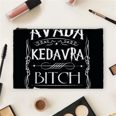Avada Kedavra Bitch Harry Potter Cosmetic Bag (Large) from ArtsNow.com Front