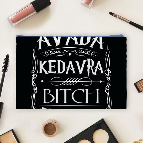 Avada Kedavra Bitch Harry Potter Cosmetic Bag (Large) from ArtsNow.com Back