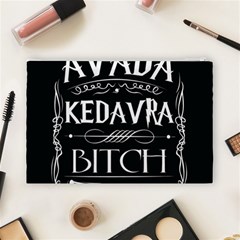 Avada Kedavra Bitch Harry Potter Cosmetic Bag (Large) from ArtsNow.com Back