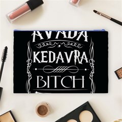 Avada Kedavra Bitch Harry Potter Cosmetic Bag (Large) from ArtsNow.com Back