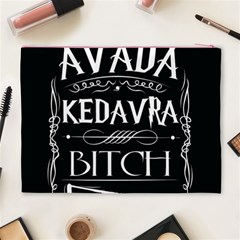 Avada Kedavra Bitch Harry Potter Cosmetic Bag (XL) from ArtsNow.com Back