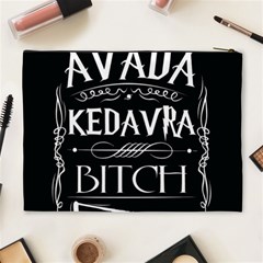 Avada Kedavra Bitch Harry Potter Cosmetic Bag (XL) from ArtsNow.com Back