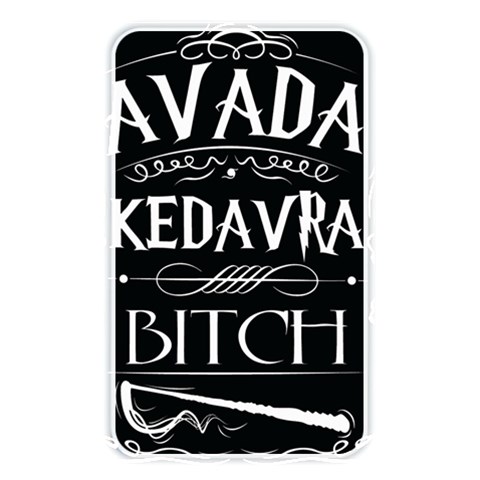Avada Kedavra Bitch Harry Potter Memory Card Reader (Rectangular) from ArtsNow.com Front