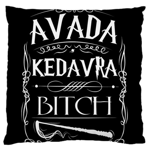 Avada Kedavra Bitch Harry Potter Large Cushion Case (Two Sides) from ArtsNow.com Front