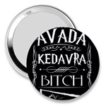 Avada Kedavra Bitch Harry Potter 3  Handbag Mirror