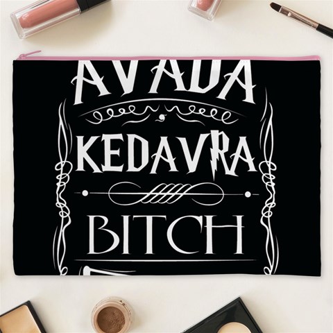 Avada Kedavra Bitch Harry Potter Cosmetic Bag (XXXL) from ArtsNow.com Front