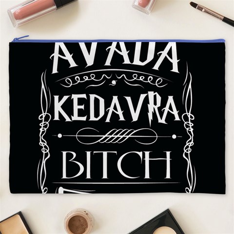 Avada Kedavra Bitch Harry Potter Cosmetic Bag (XXXL) from ArtsNow.com Front