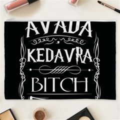 Avada Kedavra Bitch Harry Potter Cosmetic Bag (XXXL) from ArtsNow.com Front
