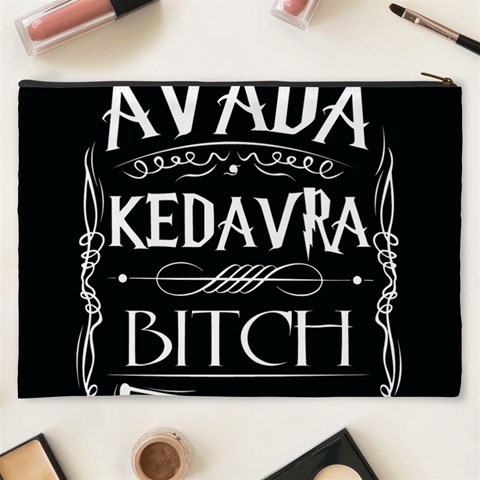 Avada Kedavra Bitch Harry Potter Cosmetic Bag (XXXL) from ArtsNow.com Back