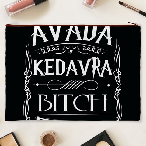Avada Kedavra Bitch Harry Potter Cosmetic Bag (XXXL) from ArtsNow.com Back
