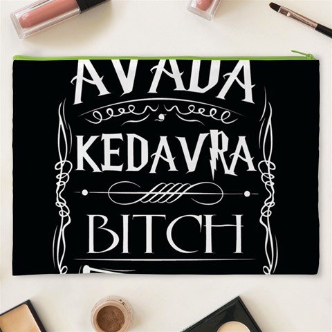 Avada Kedavra Bitch Harry Potter Cosmetic Bag (XXXL) from ArtsNow.com Back