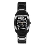 Avada Kedavra Bitch Harry Potter Stainless Steel Barrel Watch