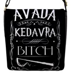 Avada Kedavra Bitch Harry Potter Flap Closure Messenger Bag (S)