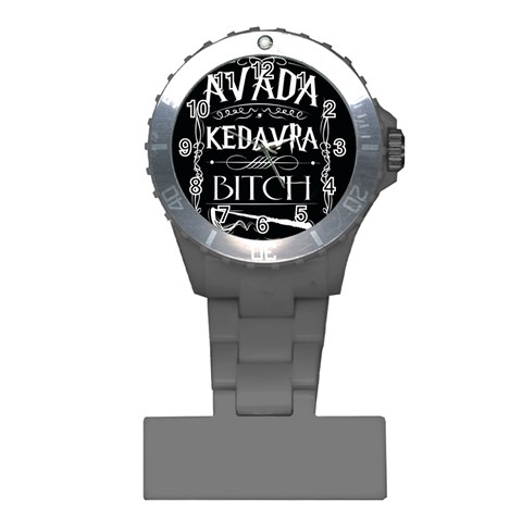 Avada Kedavra Bitch Harry Potter Plastic Nurses Watch from ArtsNow.com Front
