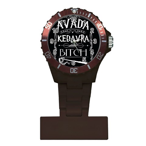 Avada Kedavra Bitch Harry Potter Plastic Nurses Watch from ArtsNow.com Front