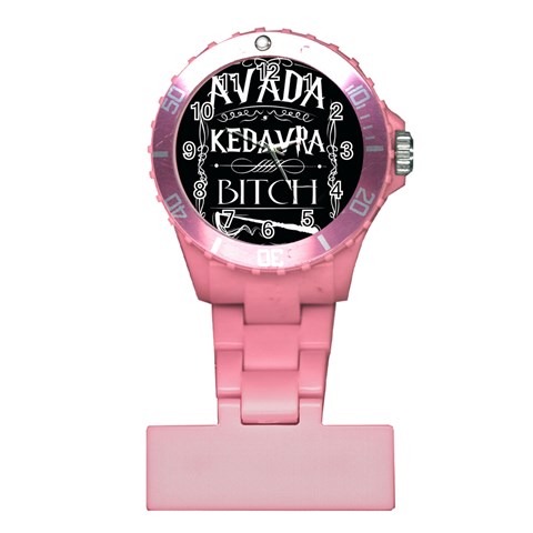 Avada Kedavra Bitch Harry Potter Plastic Nurses Watch from ArtsNow.com Front