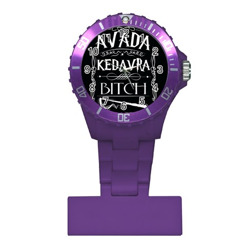 Avada Kedavra Bitch Harry Potter Plastic Nurses Watch from ArtsNow.com Front