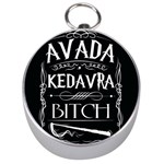 Avada Kedavra Bitch Harry Potter Silver Compass