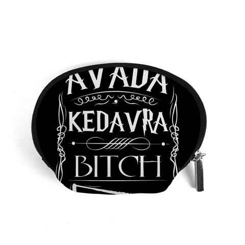 Avada Kedavra Bitch Harry Potter Accessory Pouch (Small) from ArtsNow.com Front