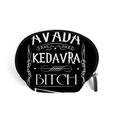 Avada Kedavra Bitch Harry Potter Accessory Pouch (Small) from ArtsNow.com Front