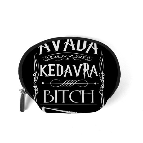 Avada Kedavra Bitch Harry Potter Accessory Pouch (Small) from ArtsNow.com Back
