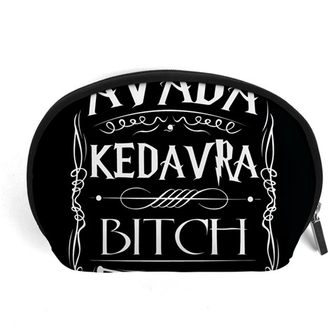 Avada Kedavra Bitch Harry Potter Accessory Pouch (Large) from ArtsNow.com Front