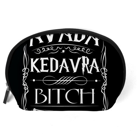 Avada Kedavra Bitch Harry Potter Accessory Pouch (Large) from ArtsNow.com Back
