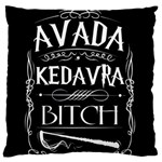 Avada Kedavra Bitch Harry Potter Standard Flano Cushion Case (One Side)