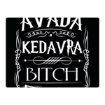 Avada Kedavra Bitch Harry Potter Double Sided Flano Blanket (Mini)