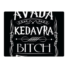 Avada Kedavra Bitch Harry Potter Double Sided Flano Blanket (Mini) from ArtsNow.com 35 x27  Blanket Back