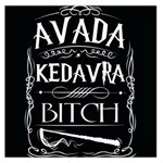 Avada Kedavra Bitch Harry Potter Large Satin Scarf (Square)