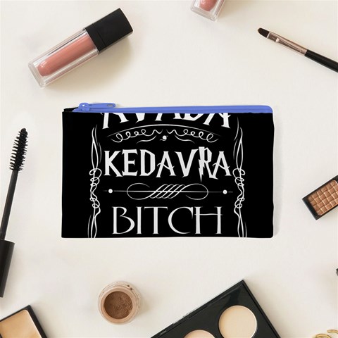 Avada Kedavra Bitch Harry Potter Cosmetic Bag (XS) from ArtsNow.com Front