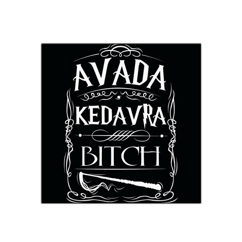 Avada Kedavra Bitch Harry Potter Satin Bandana Scarf from ArtsNow.com Front