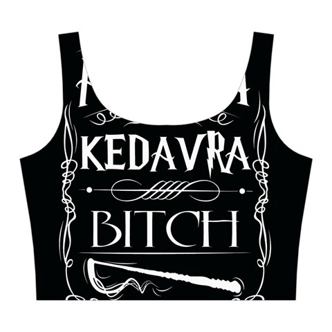 Avada Kedavra Bitch Harry Potter Midi Sleeveless Dress from ArtsNow.com Top Back