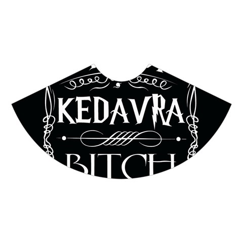 Avada Kedavra Bitch Harry Potter Midi Sleeveless Dress from ArtsNow.com Skirt Back