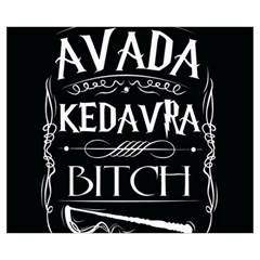 Avada Kedavra Bitch Harry Potter Medium Tote Bag from ArtsNow.com Front