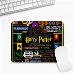 Book Collage Based On Harry Potter And The Philosopher s Stone Small Mousepad